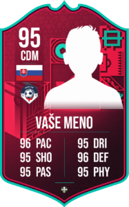 FutCard: Futbalový darček pre hráčov a fanúšikov –  Vlastná futbalová karta - Svetový pohár 23