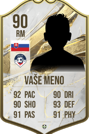 FutCard: Futbalový darček pre hráčov a fanúšikov – Vlastná futbalová karta - Legendárna Ikona 23