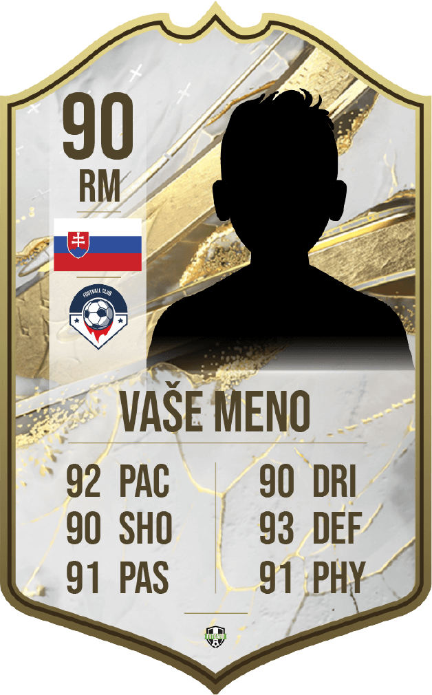 FutCard: Futbalový darček pre hráčov a fanúšikov – Vlastná futbalová karta - Legendárna Ikona 23