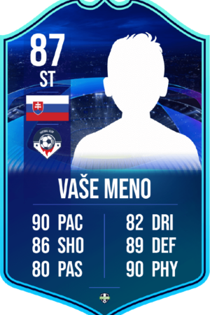 FutCard: Futbalový darček pre hráčov a fanúšikov – Vlastná futbalová karta - RTTK