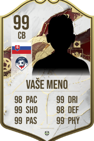 FutCard: Futbalový darček pre hráčov a fanúšikov –  Vlastná futbalová karta - Svetový Pohár - Zlatá