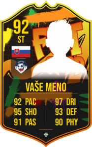 Vlastná futbalová karta