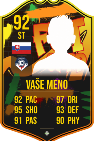 Vlastná futbalová karta