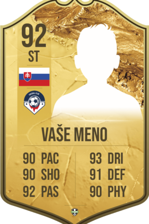 Vlastná futbalová karta