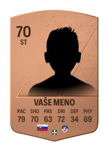 Futbalová Karta FutCard - Non Rare Bronze 24