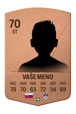 Futbalová Karta FutCard - Non Rare Bronze 24